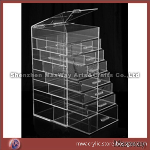 Transparent Multilayer Acrylic Cosmetic Box